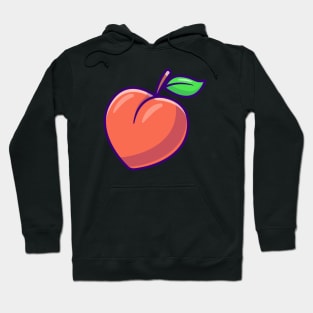 Peach Fruit Cartoon Hoodie